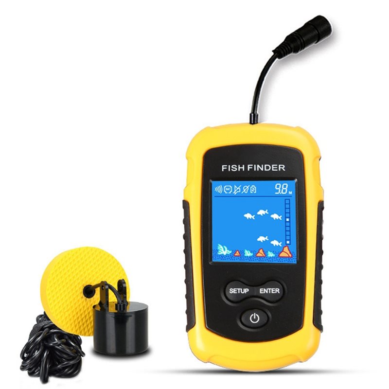 Fish Finder Transducer - ABHT-Kayak Sonda de Profundidad Portátil para