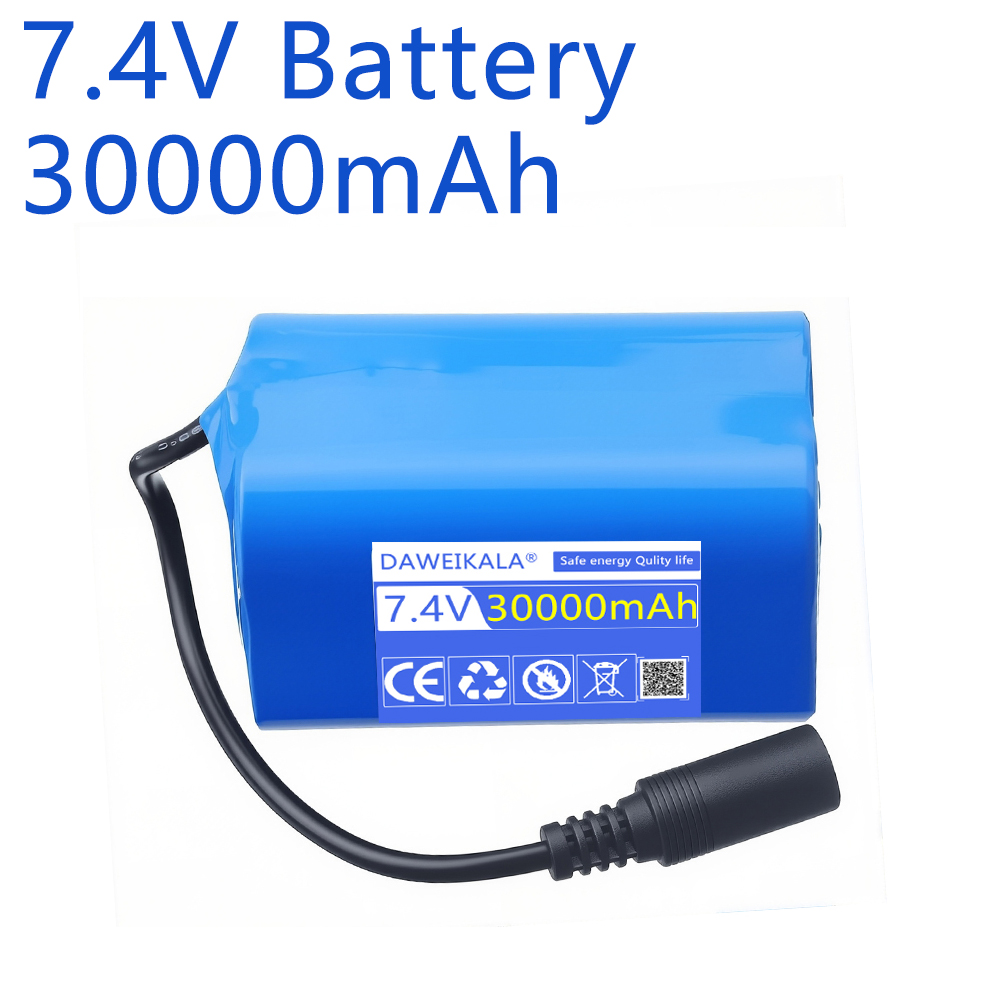 Fish Finder Charger - Batería de 7,4 V y 30000