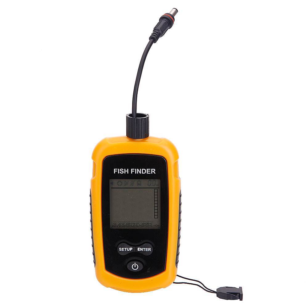 Fish Finder Transducer - Sonda de Pesca Portátil con Alarma,