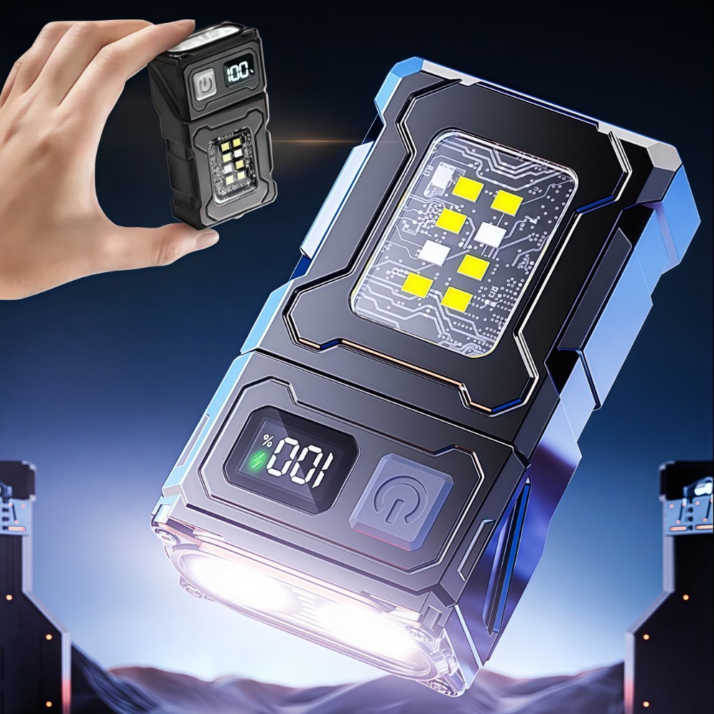 Fishing Light - Mini Linterna LED Recargable con Clip