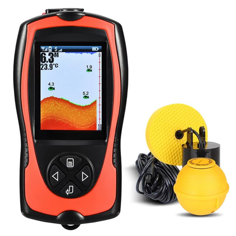 Fish Finder Portable - Detector de Peces Portátil con Alarma,