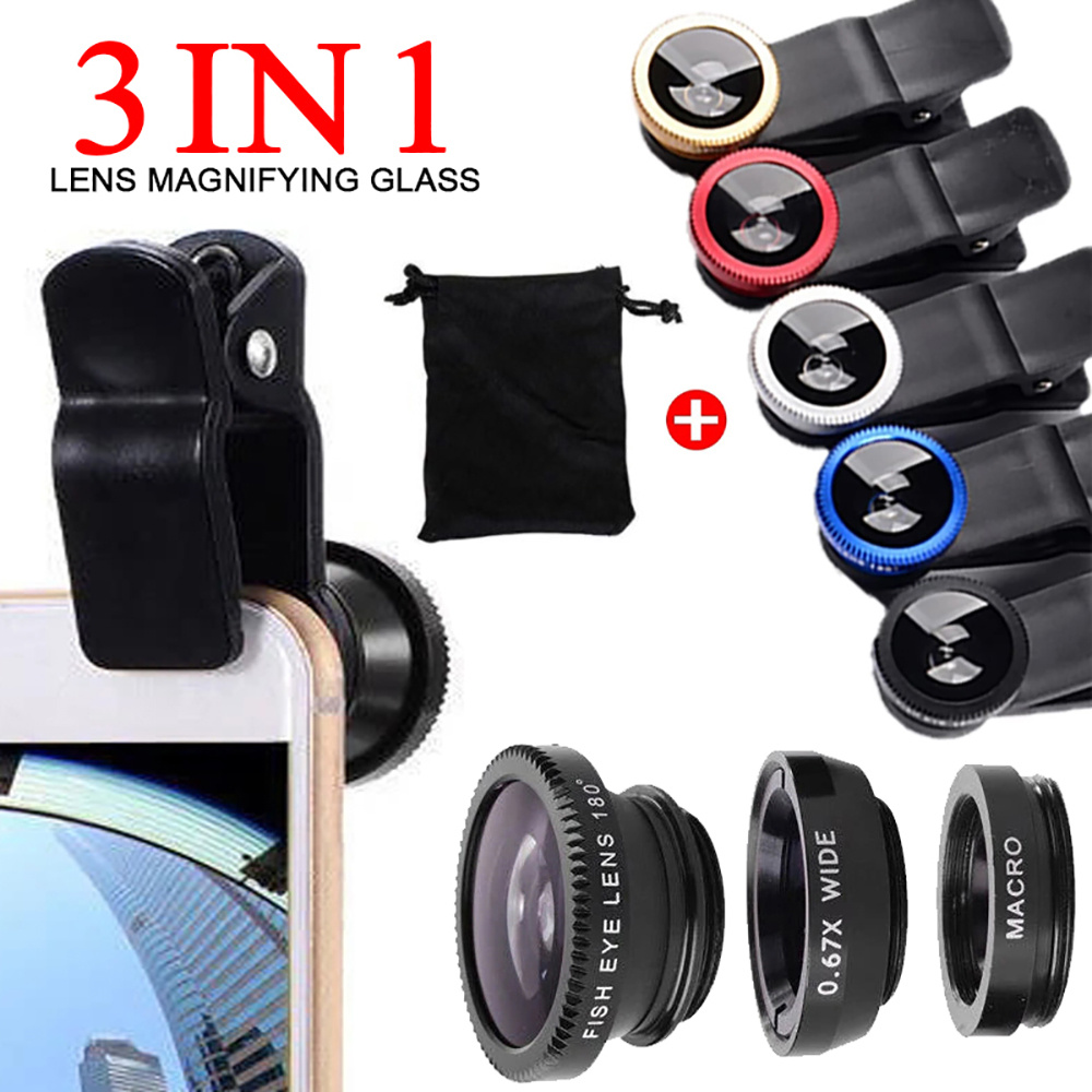 Lente universal 3 en 1 tipo oj - Fishing Camera reseña y precio
