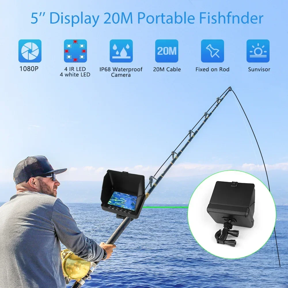 Buscador de peces pantalla LCD - Fishing Camera reseña y precio
