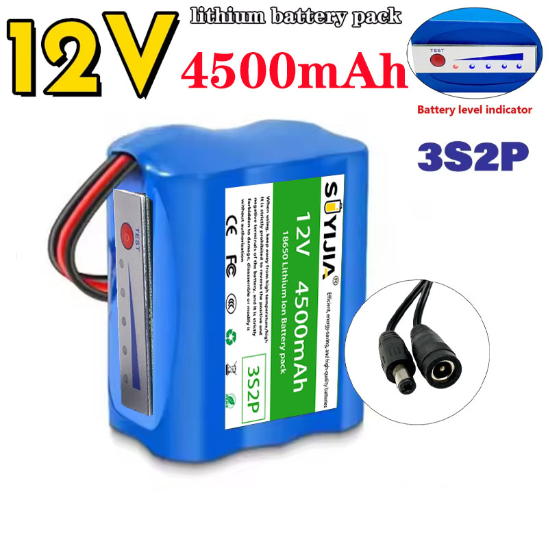 Batería de Litio 18650 3s2p 12 - Fish Finder Portable reseña y precio