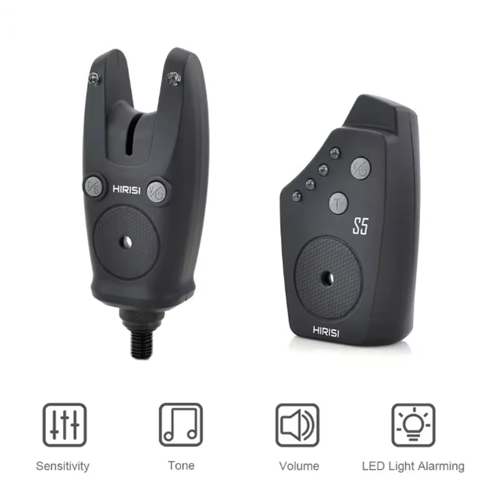 Hirisi S5 alarmas de picadura  - Fish Alarm reseña y precio