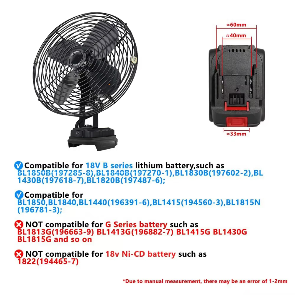 Ventilador de Camping de 6/8 p - Fish Finder Battery reseña y precio