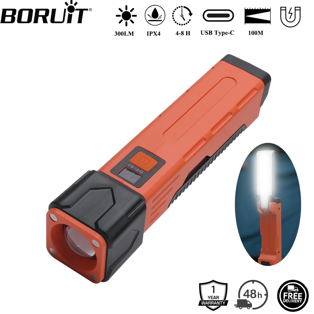 BORUiT 300LM luz LED de trabaj - Fishing Light reseña y precio