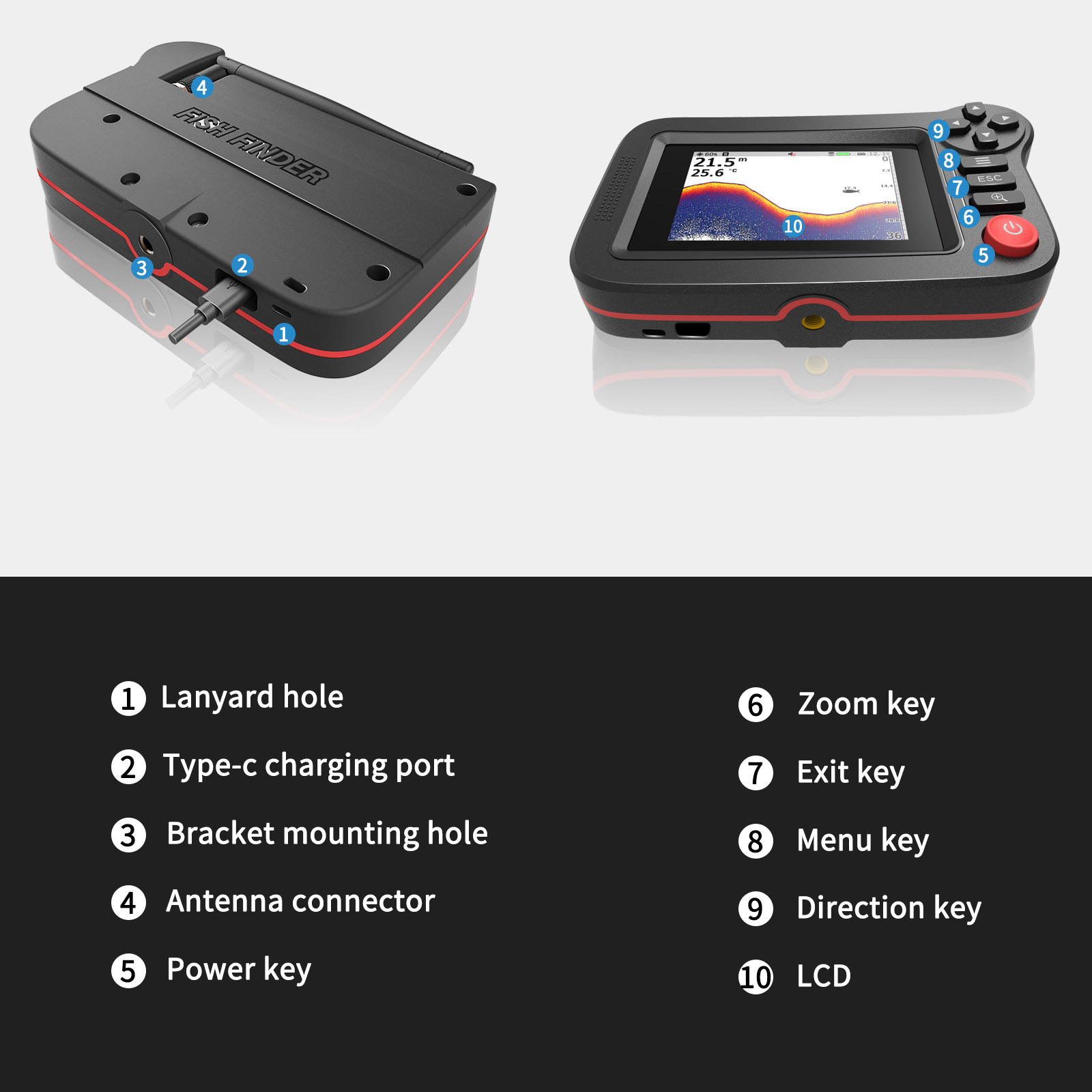 FindFish 200M buscador de pece - Fish Finder Transducer reseña y precio