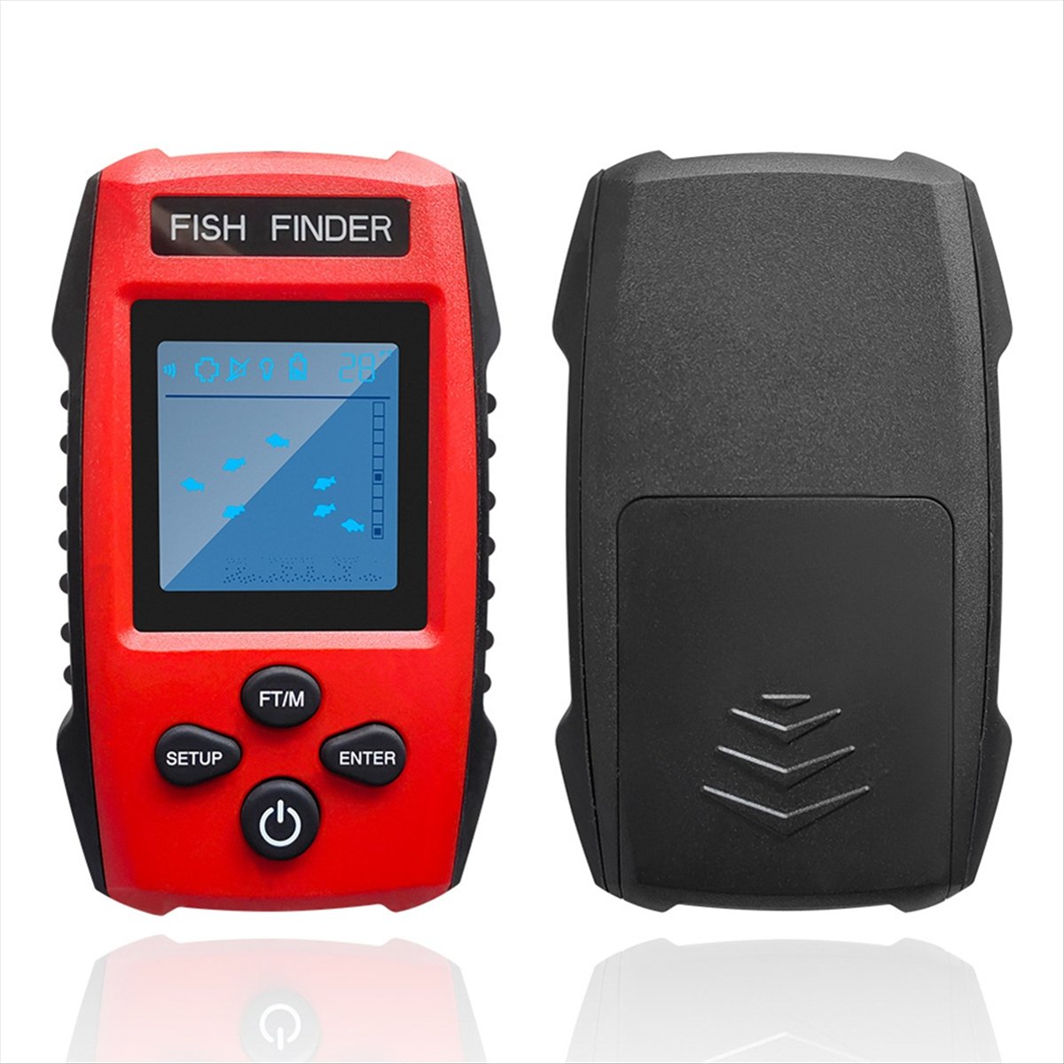 Buscador de peces LCD a color, - Fish Finder Transducer reseña y precio