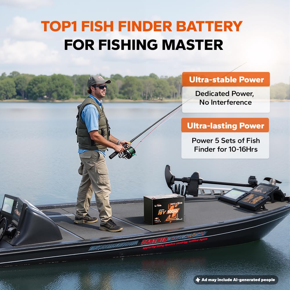 Batería LiFePO4 de 16V 100Ah G - Fish Finder Charger reseña y precio