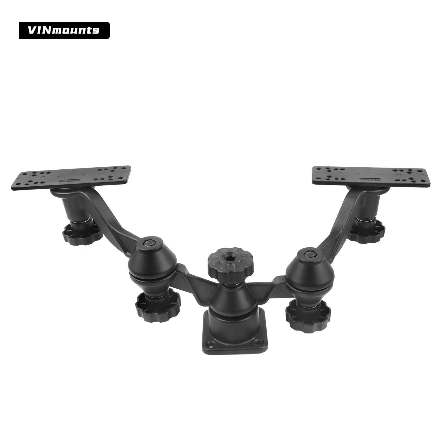 Soporte horizontal de doble br - Fish Finder reseña y precio