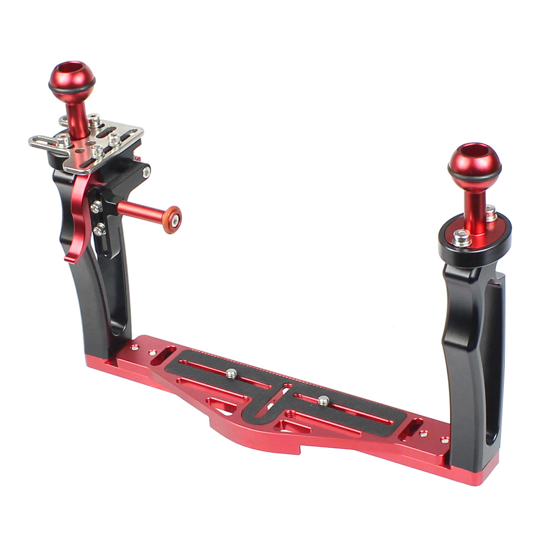 Bandeja de doble Mango para cá - Underwater Camera reseña y precio