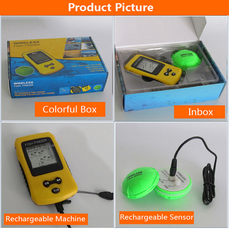 Nuevo Sonda de Pesca Inalámbri - Fish Finder Transducer reseña y precio