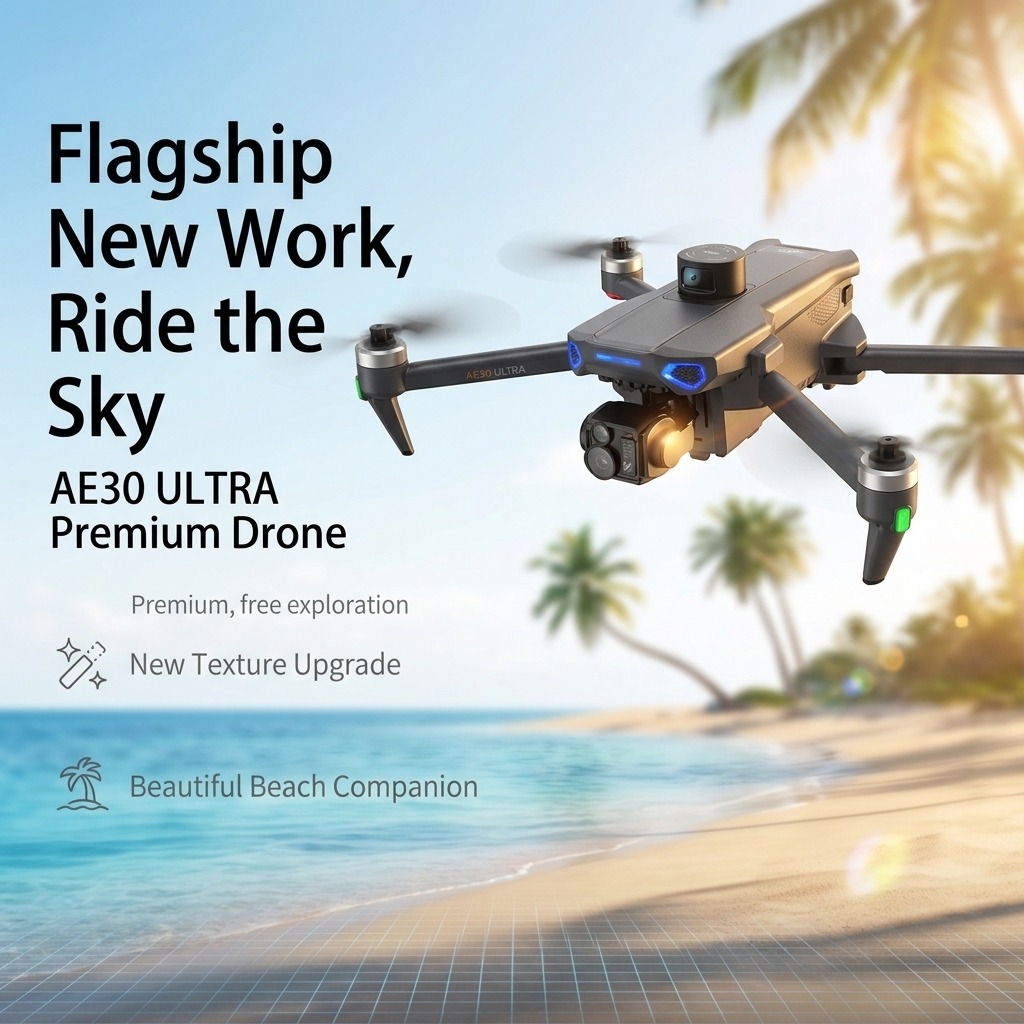NUEVO Dron AE30 Ultra GPS con  - Fishing Camera reseña y precio