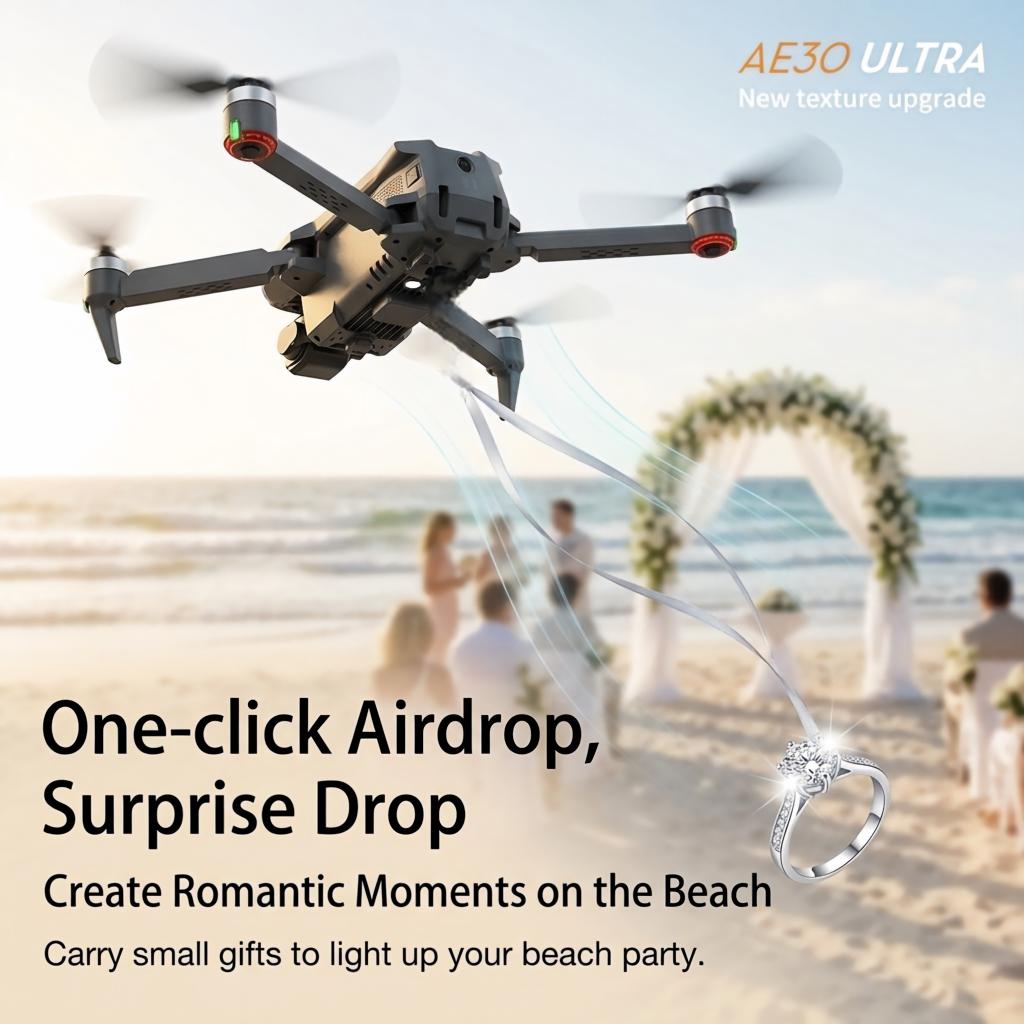 NUEVO Dron AE30 Ultra GPS con  - Fishing Camera reseña y precio